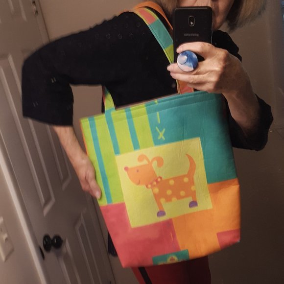 One of a Kind Large Book/Laptop Bag - Picture 3 of 7